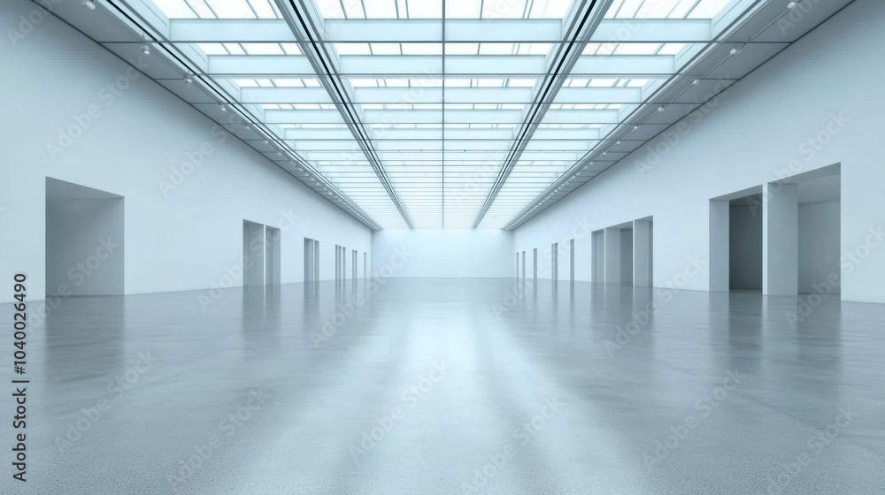 Fototapeta premium Modern Architectural Space with Natural Light