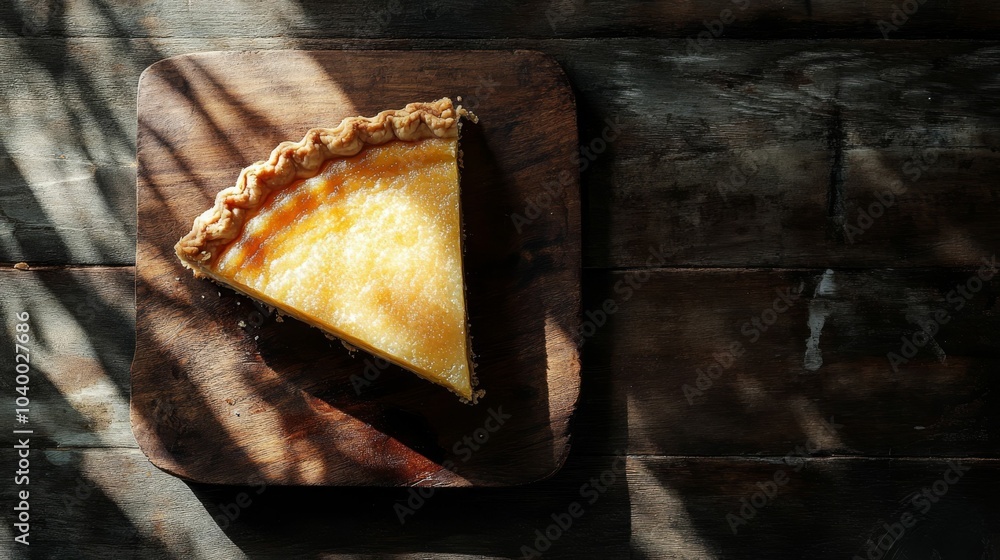 Apple Pie on Rustic Wooden Background with Copy Space for Thanksgiving.. Apple Pie on Rustic Wooden Background with Copy Space for Thanksgiving..