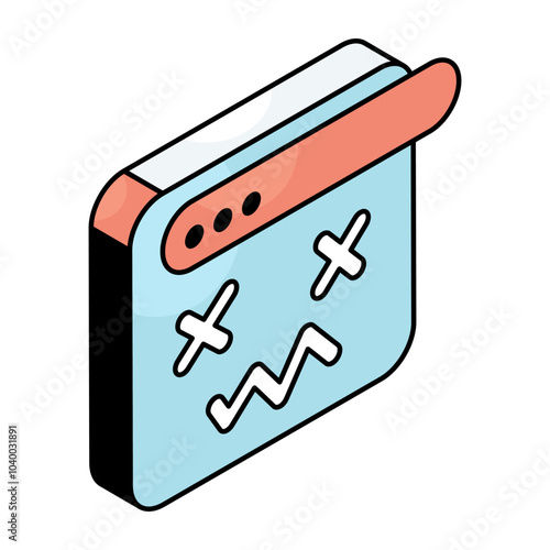 Modern design icon of web hacking