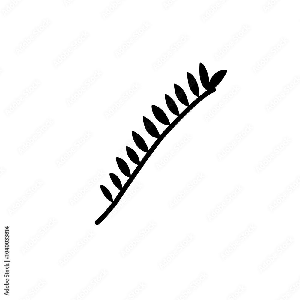 black tropical leaf black tropical leaf