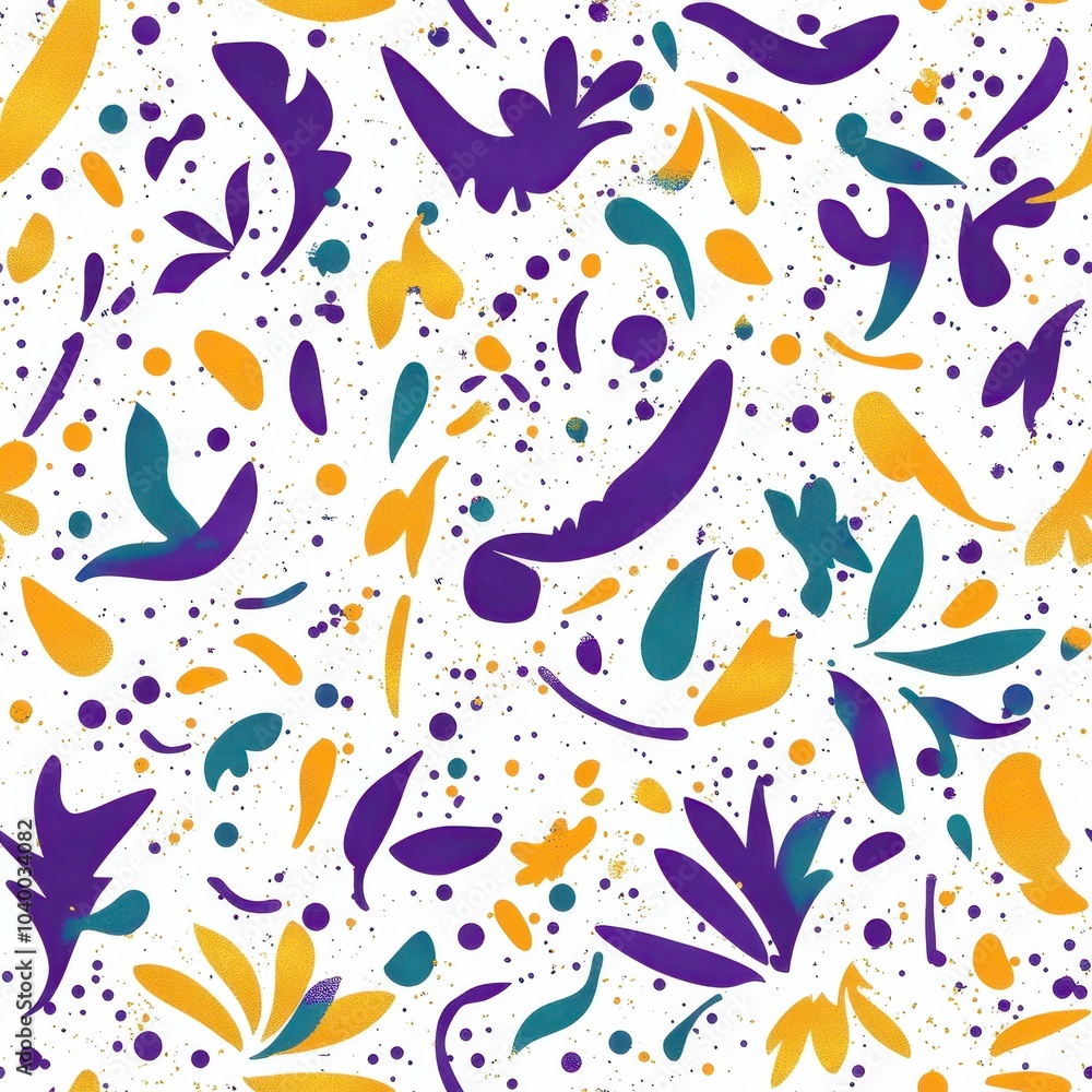 Vibrant Brazilian Seamless Design Pattern Vibrant Brazilian Seamless Design Pattern