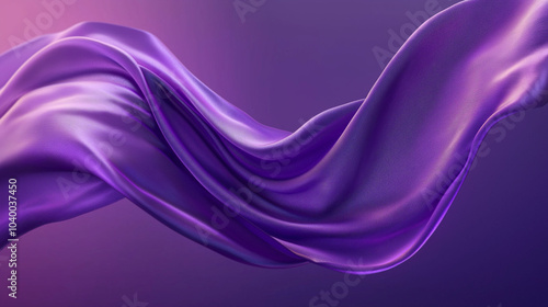 Purple flying satin