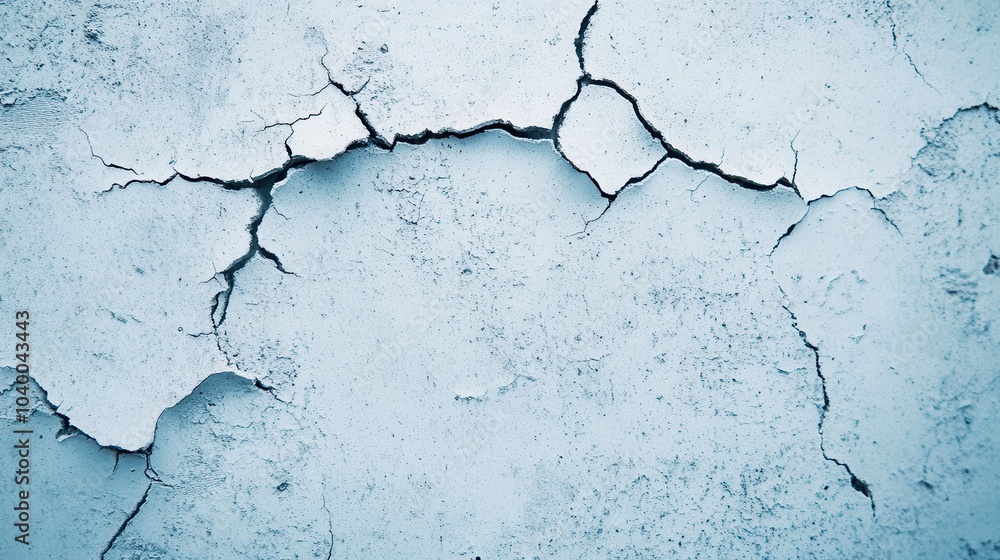 Cracked White Surface with Fractured Texture Cracked White Surface with Fractured Texture