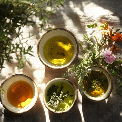 Herbal Oils and Flowers