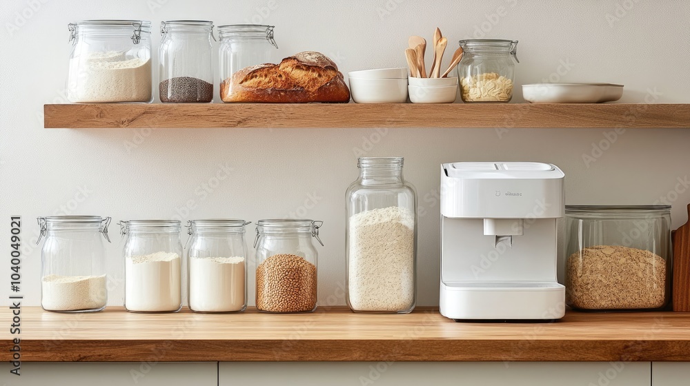 Stylish Minimalist Kitchen Counter Setup Stylish Minimalist Kitchen Counter Setup
