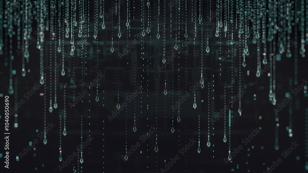 Digital rain abstract. Abstract background of digital rain, representing the flow of data in the modern world. Digital rain abstract. Abstract background of digital rain, representing the flow of data in the modern world.