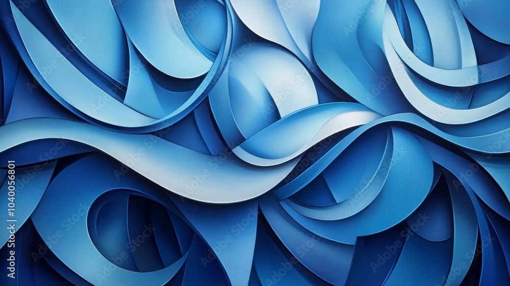 Blue Harmony, a captivating design featuring intricate shapes in dominant blue hues, creating a visually stunning abstract backdrop. Blue Harmony, a captivating design featuring intricate shapes in dominant blue hues, creating a visually stunning abstract backdrop.