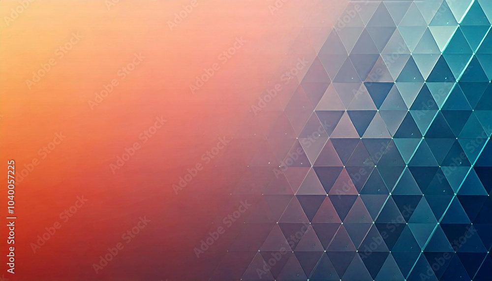 Obraz premium Abstrakcyjne tło z mozaiką z trójkątów