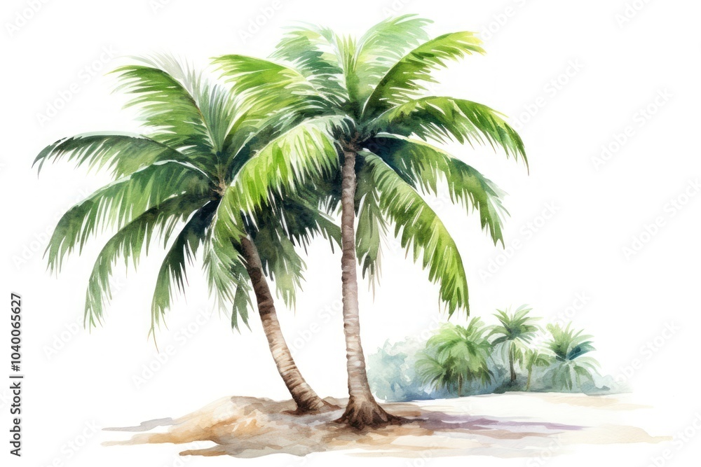 Obraz premium Tree outdoors coconut nature.