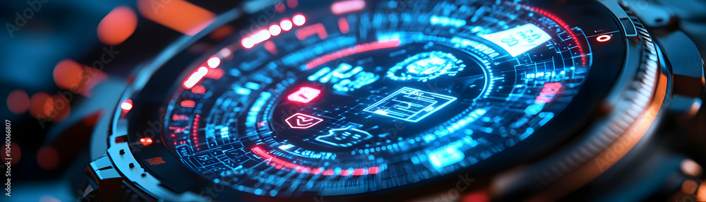 Futuristic Smartwatch Close Up Displaying Currency Exchange Rates with Real-Time Financial Data on Sleek Screen | Macro Image Highlighting Advanced Tech Against Clean Background | Photo Stock Concept Futuristic Smartwatch Close Up Displaying Currency Exchange Rates with Real-Time Financial Data on Sleek Screen | Macro Image Highlighting Advanced Tech Against Clean Background | Photo Stock Concept
