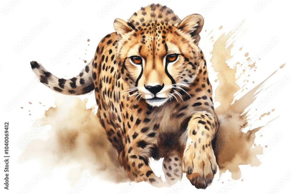 Fototapeta premium Cheetah wildlife leopard animal.