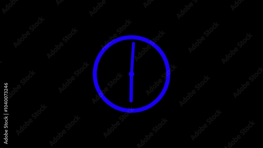 abstract new fast clock icon animation background 4k abstract new fast clock icon animation background 4k