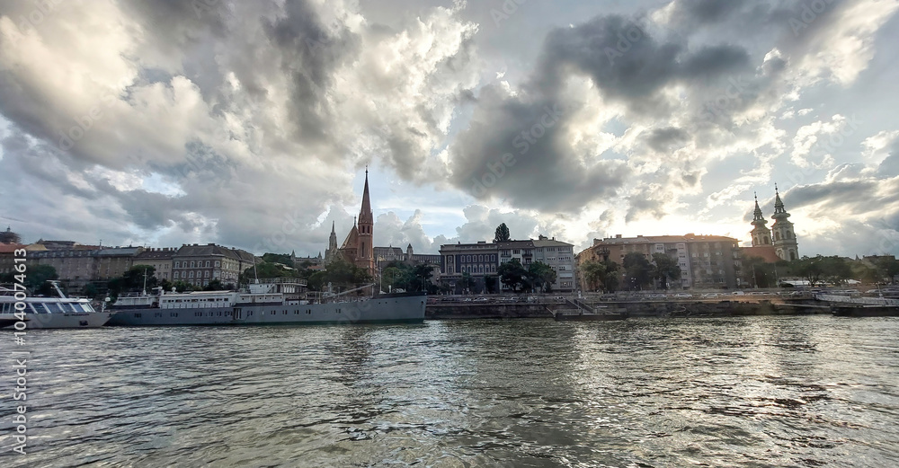 Fototapeta premium A trip to Budapest in Hungary, a beautiful city full of wonderful monuments.