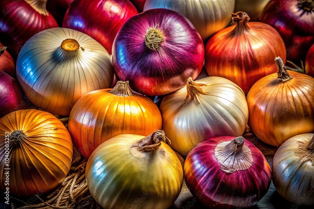 Mellow Onions on White Background - High Dynamic Range Photography for Culinary and Food Blog Use Mellow Onions on White Background - High Dynamic Range Photography for Culinary and Food Blog Use