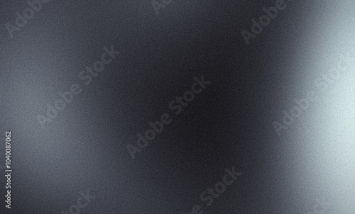 Smooth gray white monochrome gradient background with highquality grainy texture, backdrop design, copy space