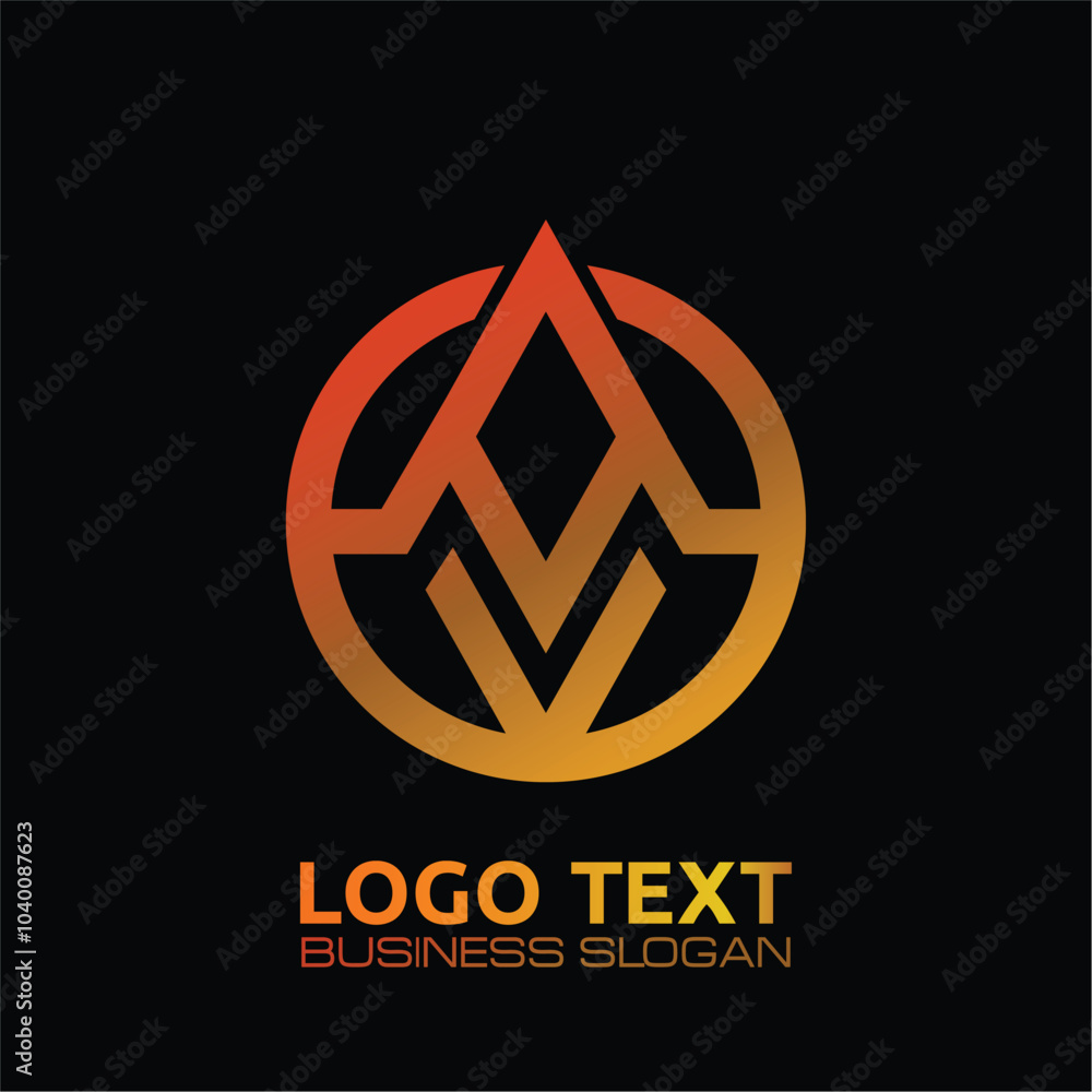 VA lettering logo is simple, easy to understand and authoritative VA lettering logo is simple, easy to understand and authoritative