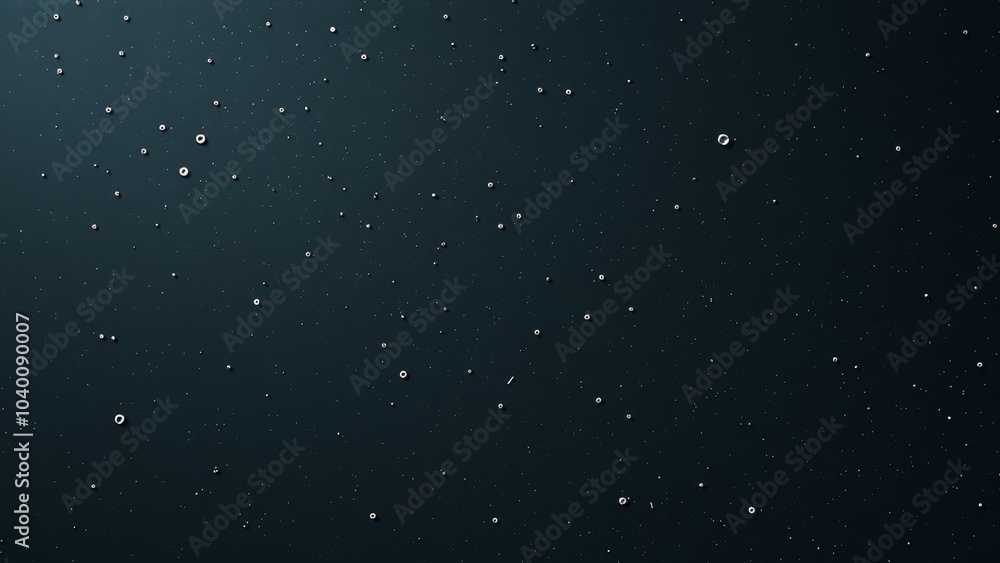 Fototapeta premium Abstract water droplets on dark background