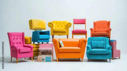 colorful furniture