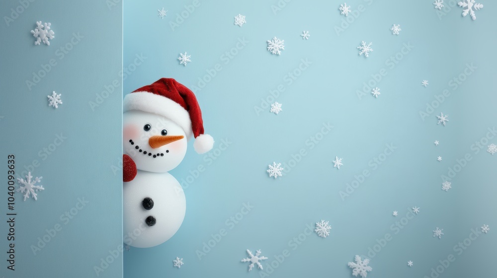Cute snowman. Winter holiday theme. Cute snowman. Winter holiday theme.