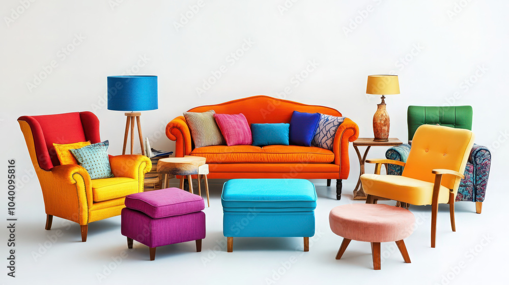 Fototapeta premium colorful furniture