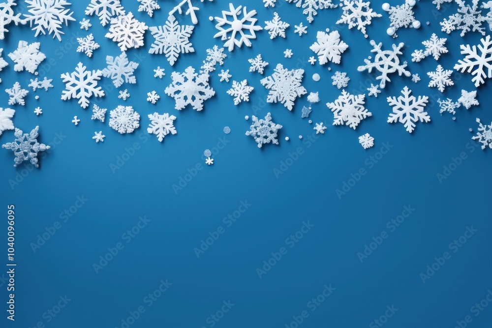 Christmas blue background snowflake backgrounds nature. Christmas blue background snowflake backgrounds nature.