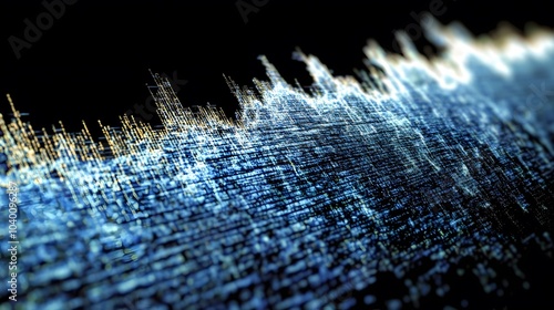 A high-resolution close-up of a line graph showing steady growth in crypto lending during a decentralized finance summit photo