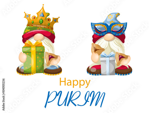 Seth dwarves holiday Purim symbols