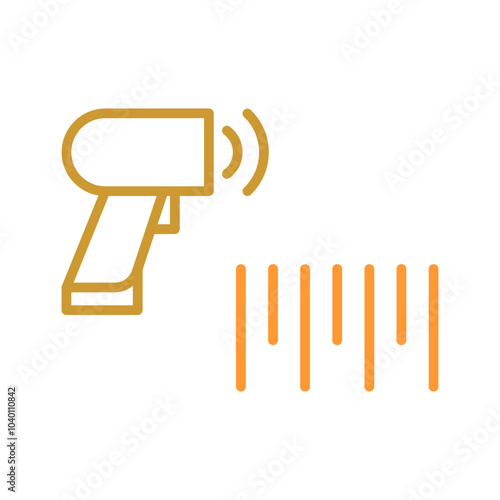 Barcode Scanner Vector Icon