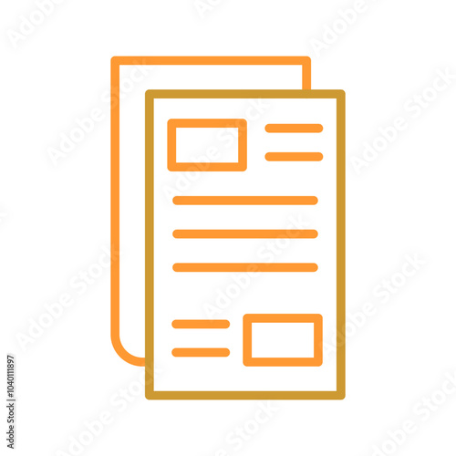 Newspaper Vector Icon