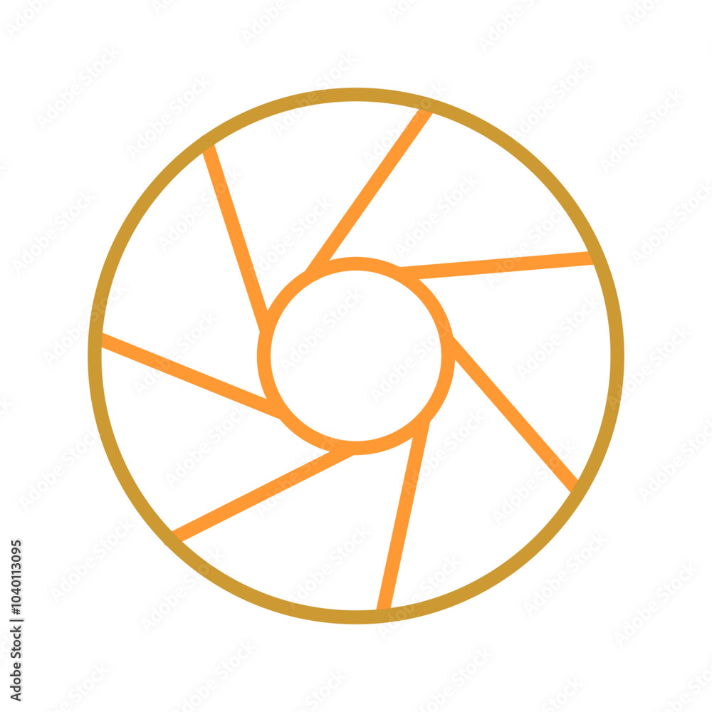 Aperture Artifacts Vector Icon Aperture Artifacts Vector Icon