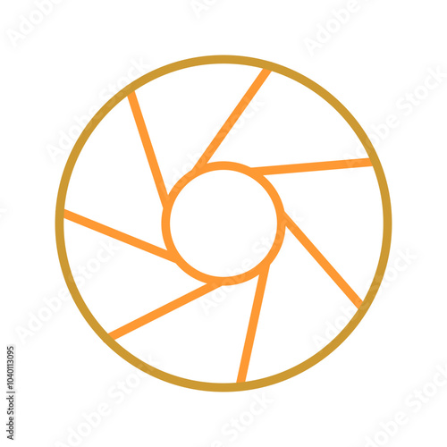 Aperture Artifacts Vector Icon