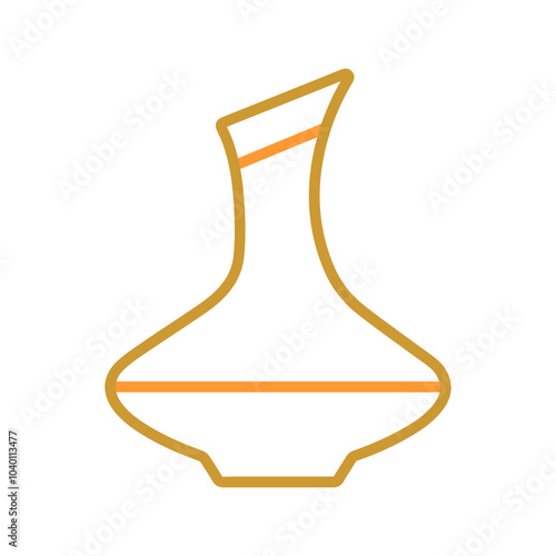 Wine Decanter Vector Icon