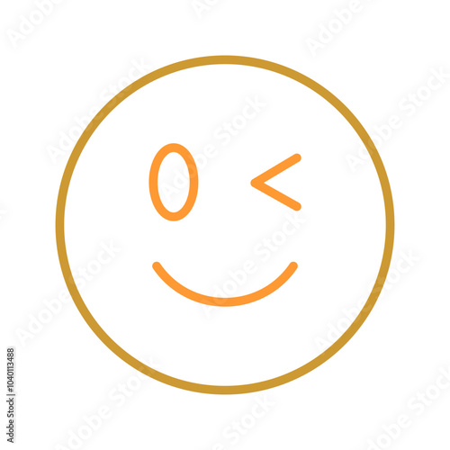 Winking Face Vector Icon