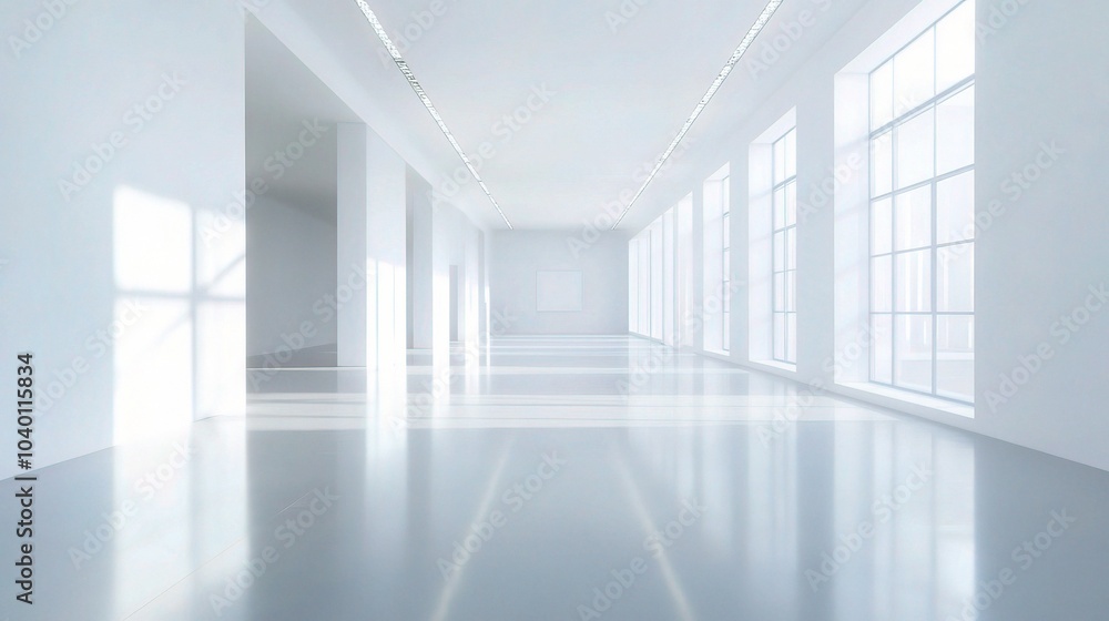 Bright and Spacious Empty Room Interior Bright and Spacious Empty Room Interior