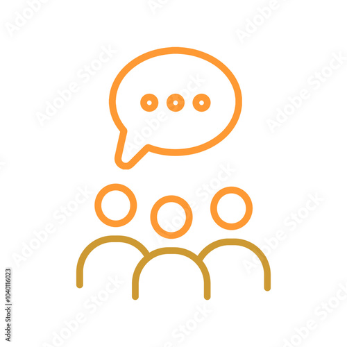 Group Chat Vector Icon