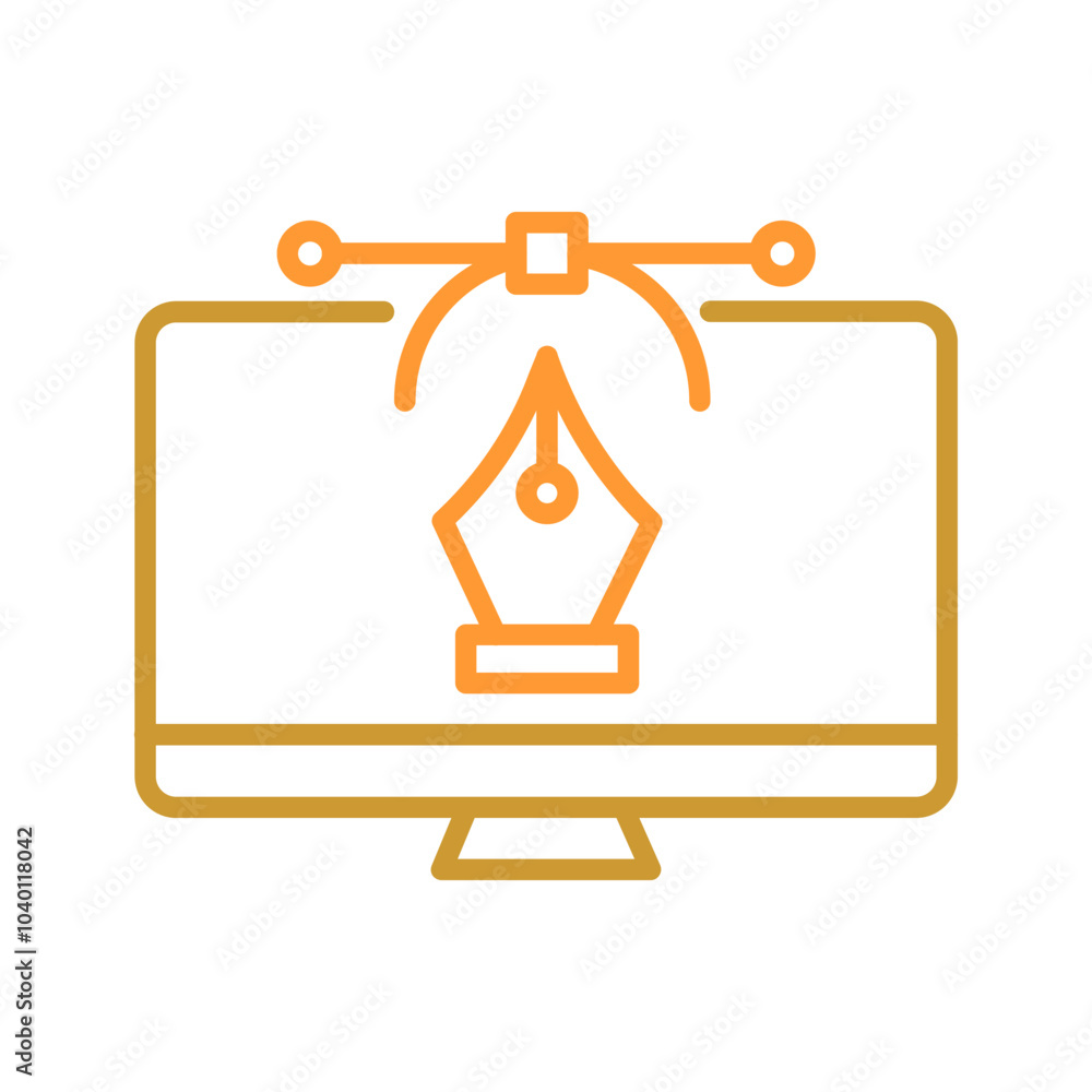 Graphic Design Vector Icon