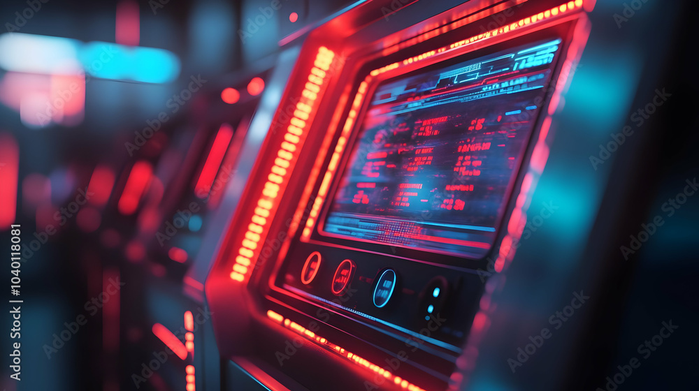 3D Close Up Glowing Currency Exchange Machine Holographic Elements Macro Image Futuristic Financial Technology Clean Background Copy Space Branding Icon 3D Close Up Glowing Currency Exchange Machine Holographic Elements Macro Image Futuristic Financial Technology Clean Background Copy Space Branding Icon