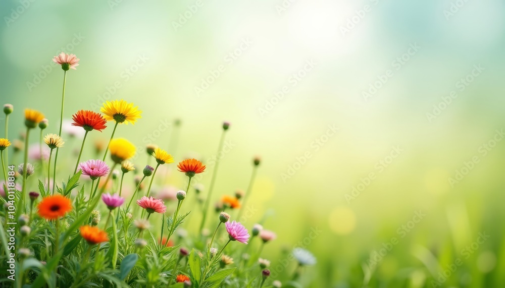 Blooming with joy in a field of color Blooming with joy in a field of color