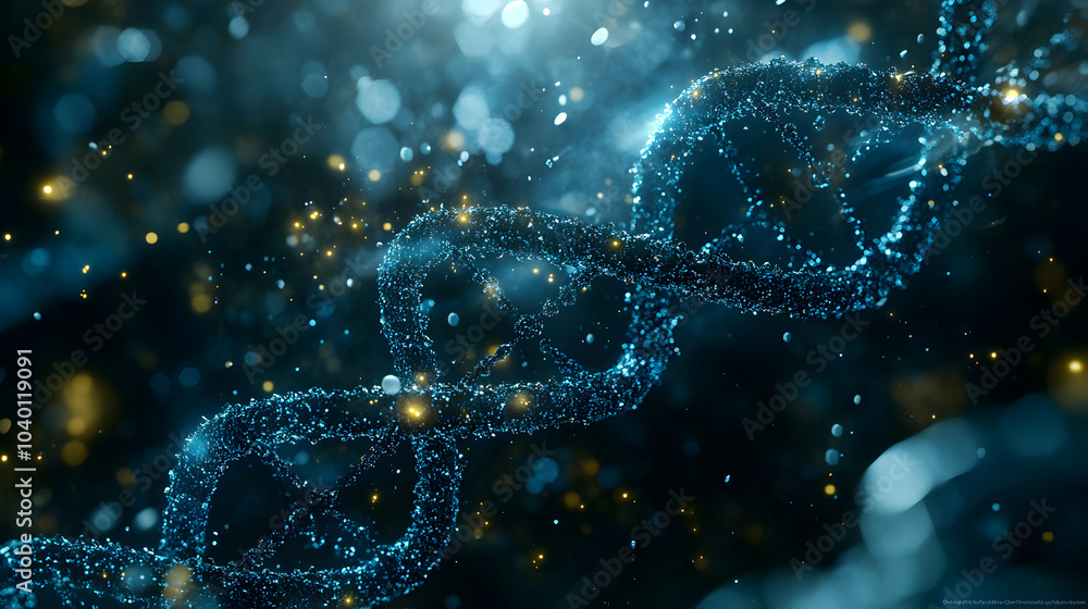 Molecular Structure of DNA Interconnected with Neural Network Pathways in a Futuristic Design Molecular Structure of DNA Interconnected with Neural Network Pathways in a Futuristic Design