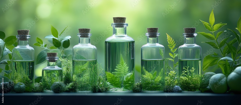Organic Essential Oils in Bottles Organic Essential Oils in Bottles