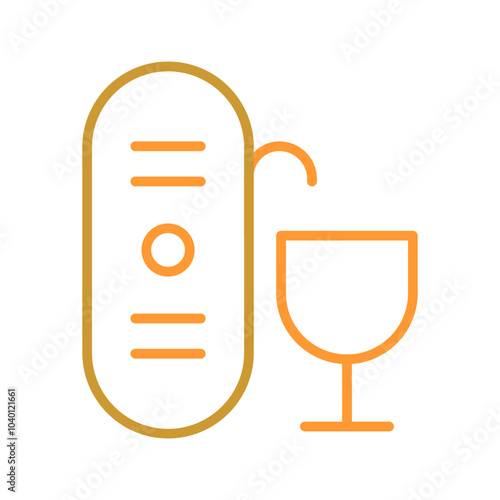 Wine Aerator Vector Icon
