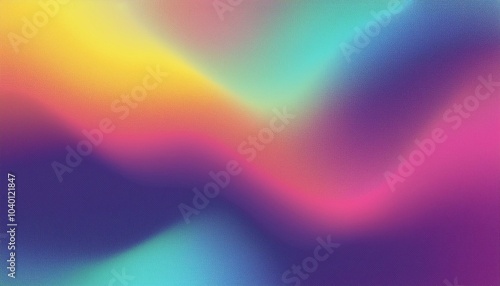 abstract gradient noise grain background with colors gradation neon holograph colors wavy in grain noise gradient background
