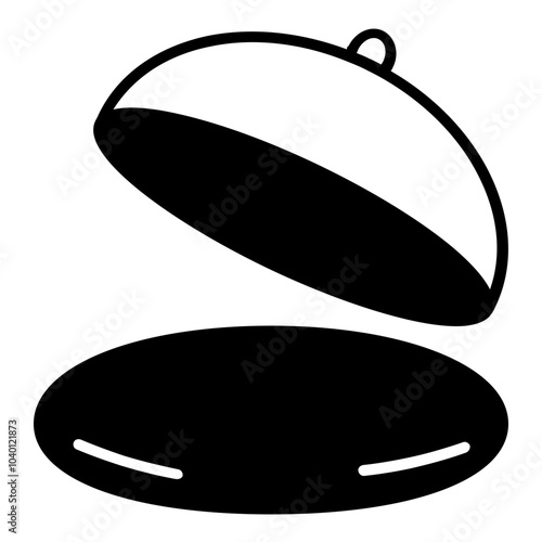 a pan that is usually used to serve food in a famous restaurant
