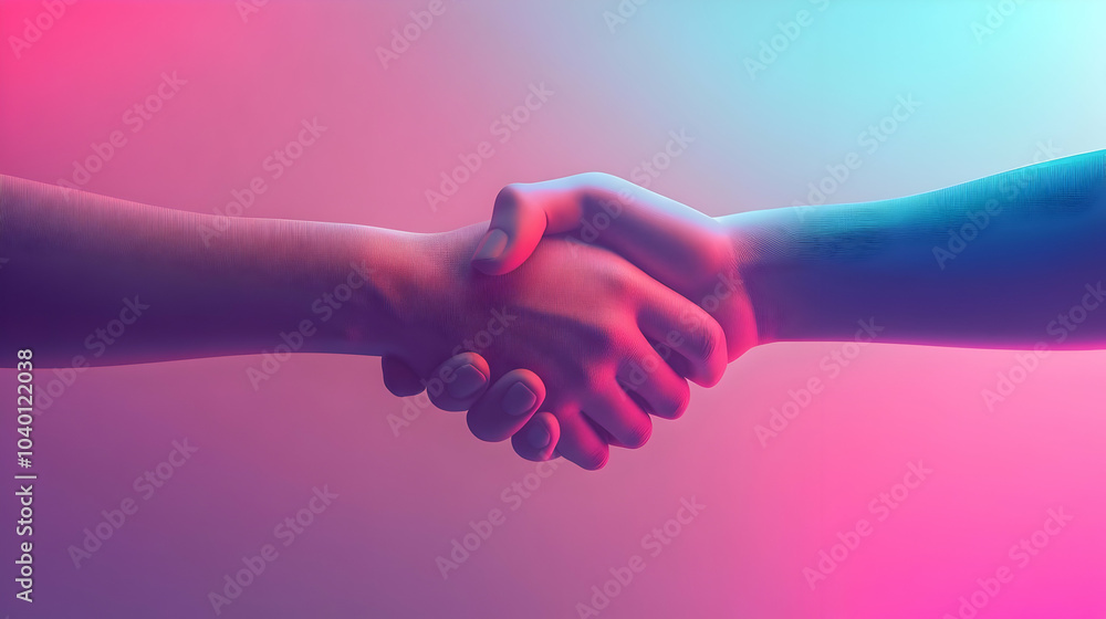 3D Plain Gradient Backdrop Handshake Silhouette Slow Zoom Out Light Flares Generous Copy Space Text Overlay 3D Icon Isolated White Background Creative Concept Visualization 3D Plain Gradient Backdrop Handshake Silhouette Slow Zoom Out Light Flares Generous Copy Space Text Overlay 3D Icon Isolated White Background Creative Concept Visualization