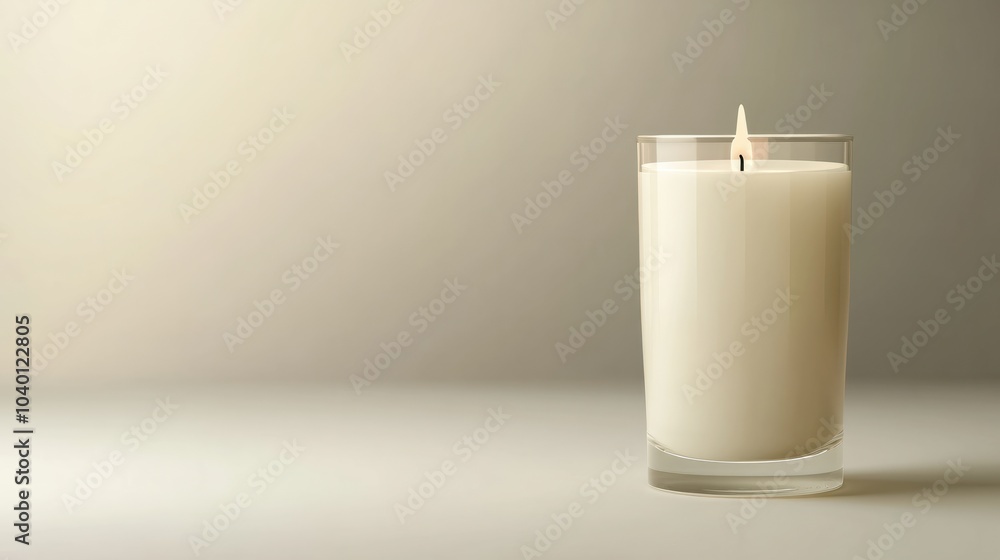 Candle milk white background simplicity. Candle milk white background simplicity.