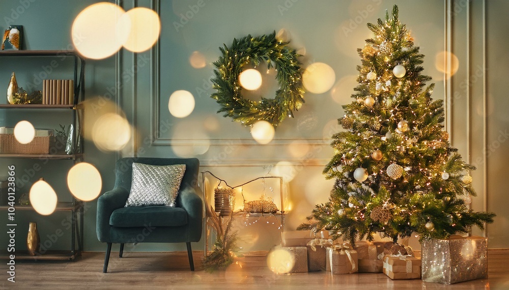 Obraz premium christmas tree decorations