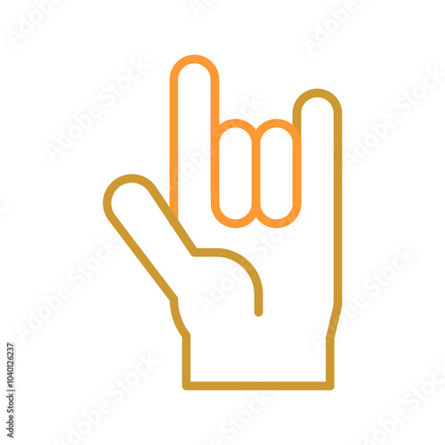Love You Gesture Vector Icon