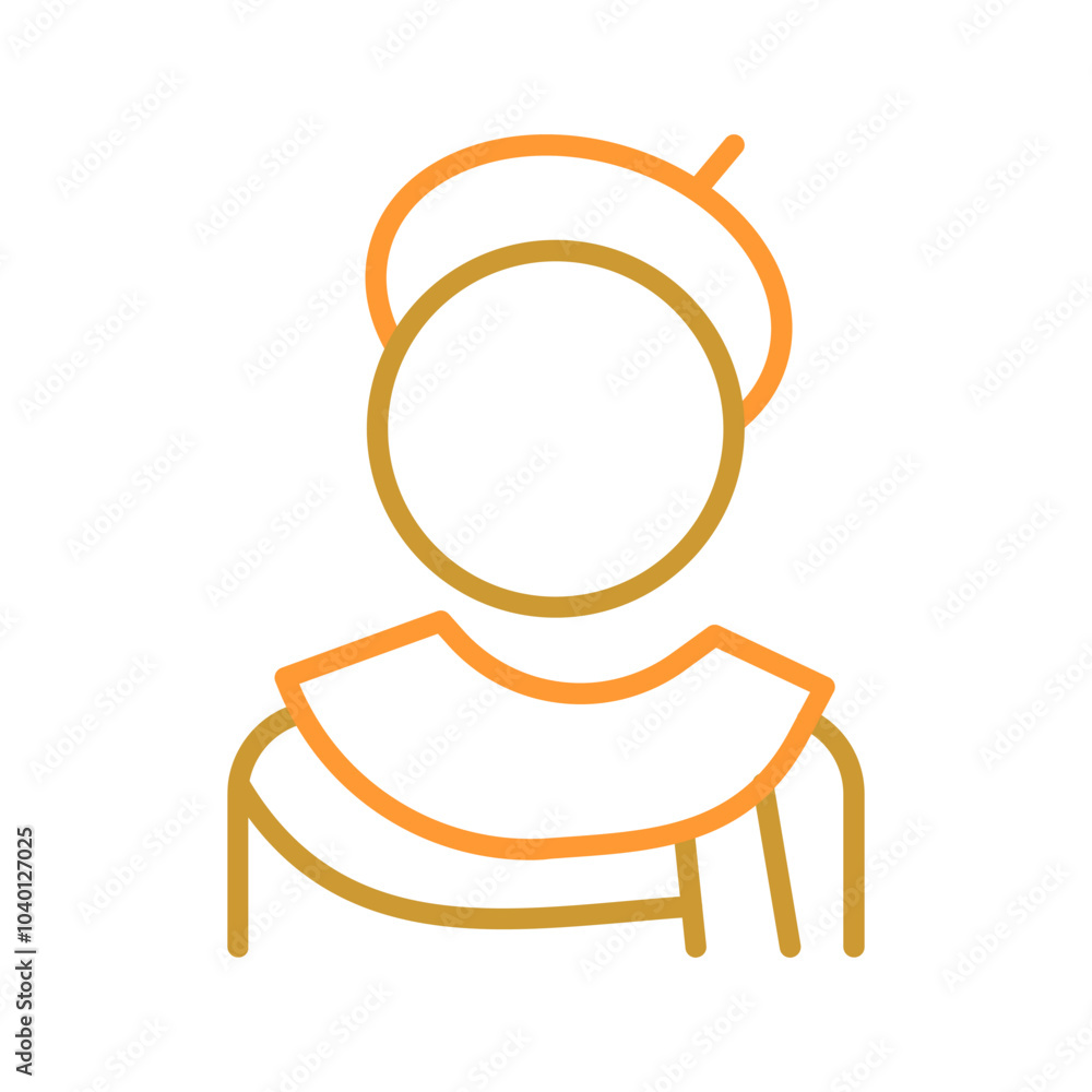 Caricature Artist Vector Icon Caricature Artist Vector Icon