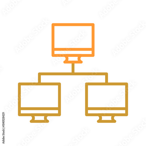 News Network Vector Icon