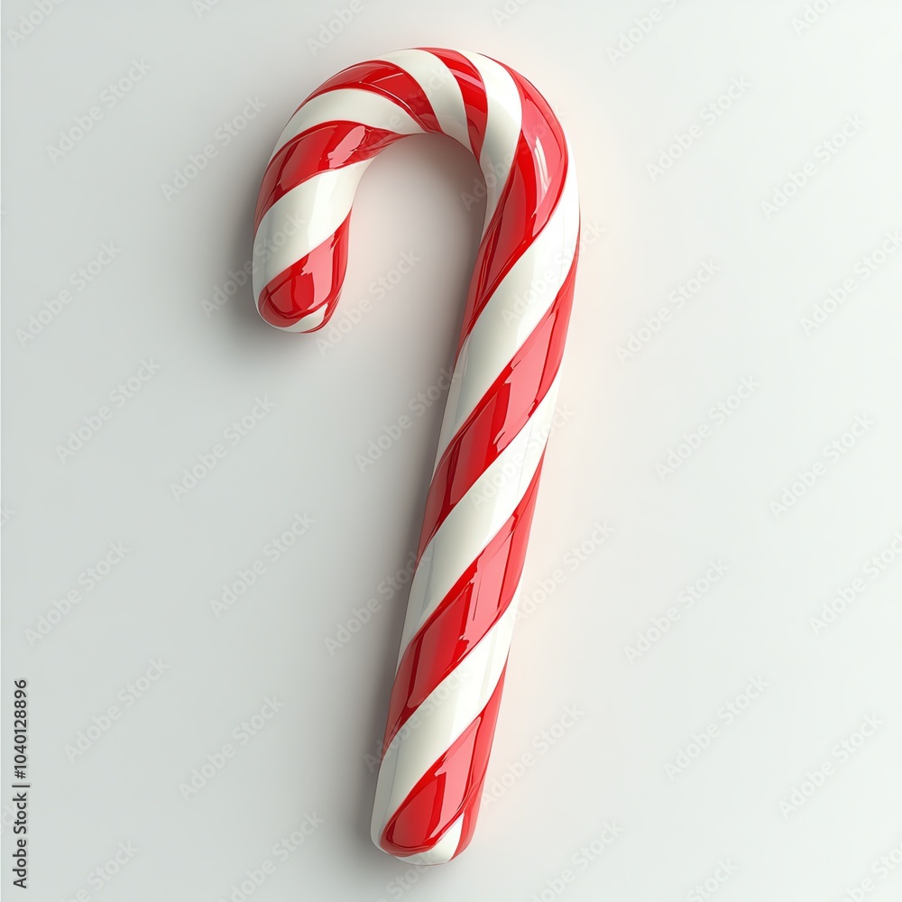 Candy cane on a white isolated background. Candy cane on a white isolated background.